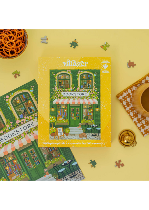 Villager Villager Emerald Bookstore-1000 pieces