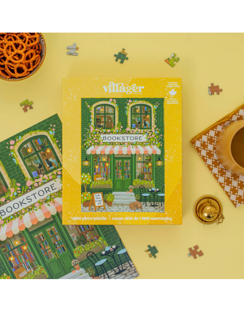 Villager Villager Emerald Bookstore-1000 pieces