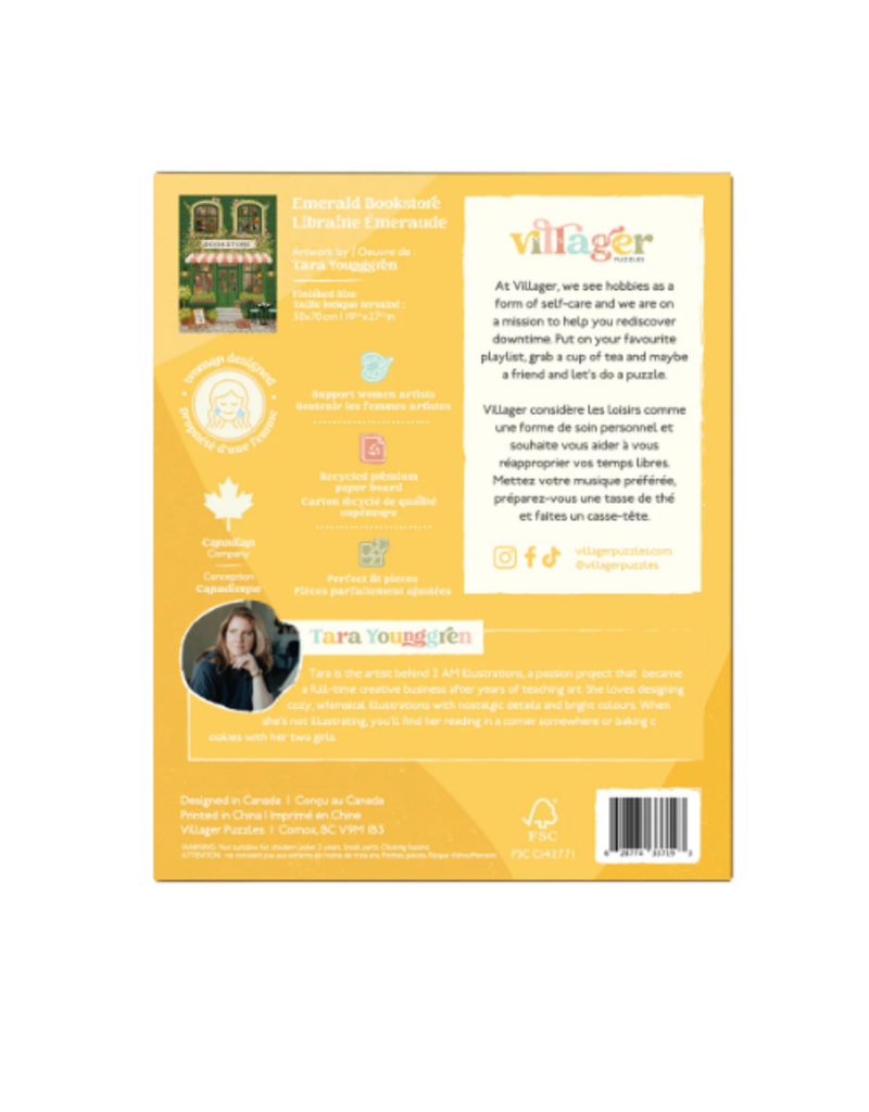 Villager Emerald Bookstore-1000 pieces