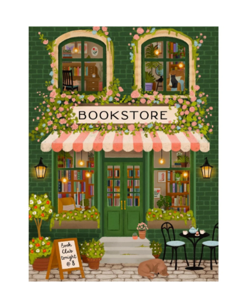 Villager Villager Emerald Bookstore-1000 pieces