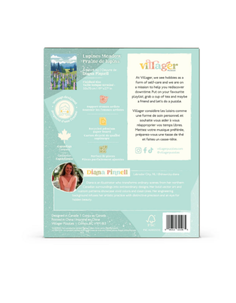 Villager Lupins Meadow-1000 Pieces