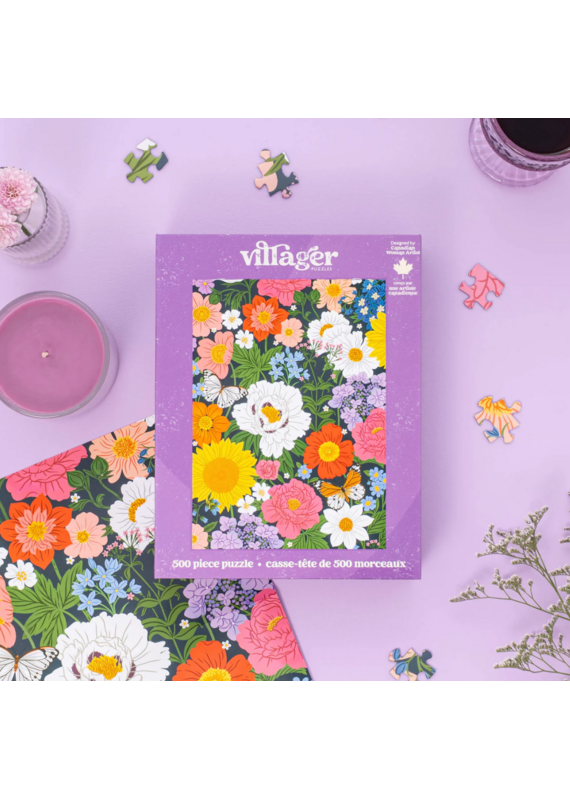 Villager Midnight Blooms-500 Pieces