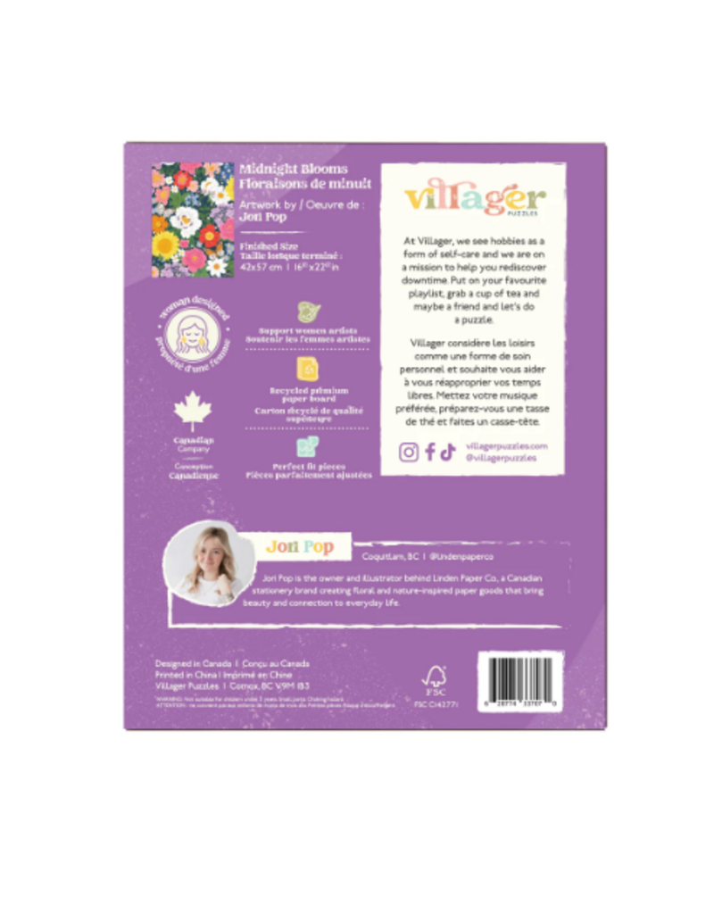Villager Midnight Blooms-500 Pieces