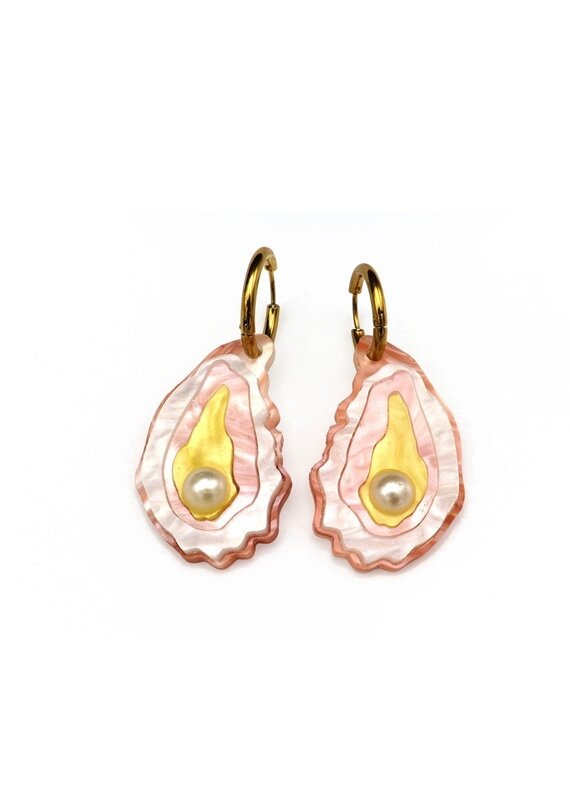 Dconstruct Oyster Earrings- Large