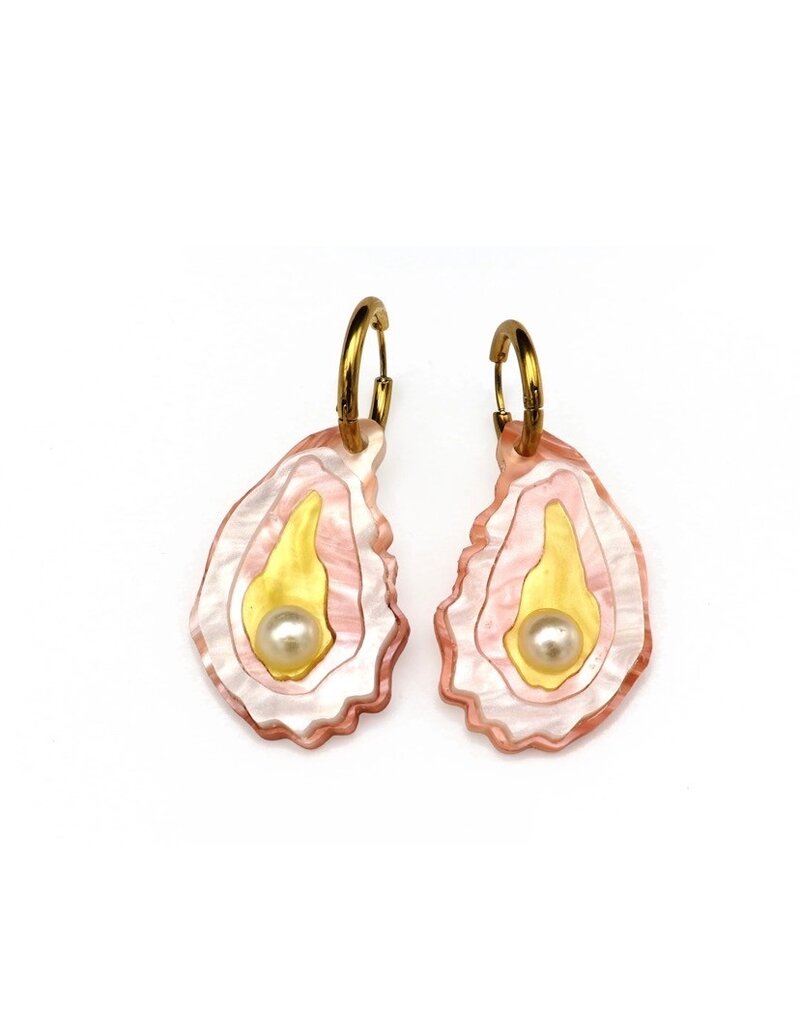 Dconstruct Oyster Earrings- Large