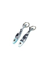 Dconstruct Sardine Earrings Silver- Large