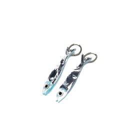 Dconstruct Sardine Earrings Silver- Large