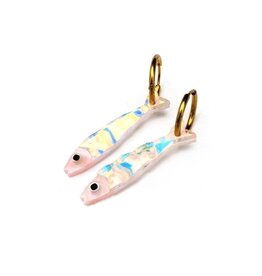 Dconstruct Sardine Earrings Pink- Small