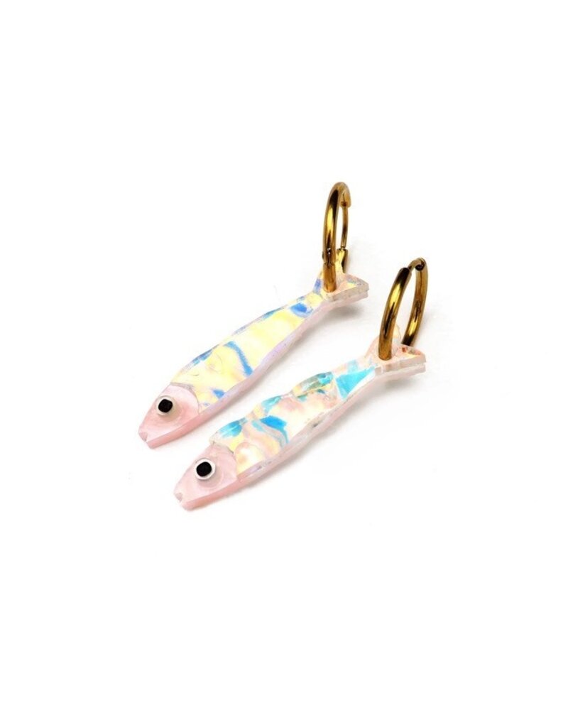 Dconstruct Sardine Earrings Pink- Small