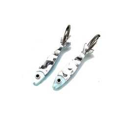 Dconstruct Sardine Earrings Silver- Small