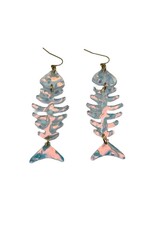 Dconstruct Fishbone Earring - Iridesecent