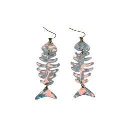 Dconstruct Fishbone Earring - Iridesecent