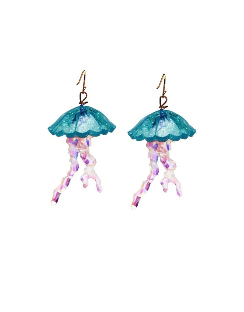 Dconstruct Jellyfish Earring Blue