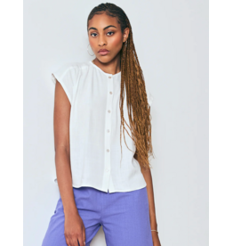 Dagg and Stacey Campbell Button Up-Chalk