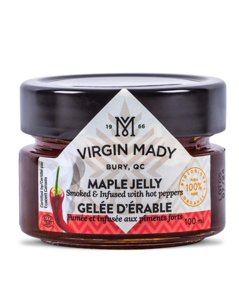 Virgin Mady Maple Jelly Smoked and Infused with Hot Peppers-100ml