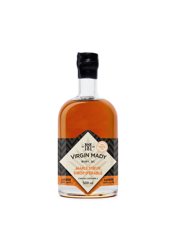 Virgin Mady Organic Maple Syrup Amber 200ml