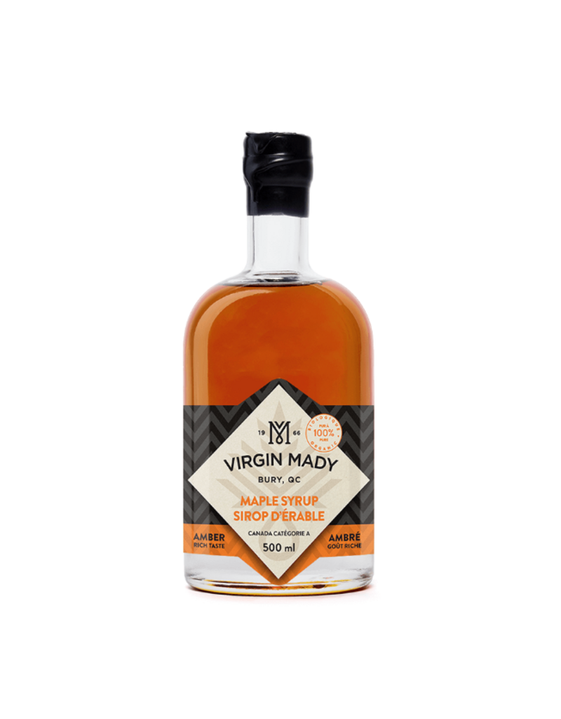 Virgin Mady Organic Maple Syrup Amber 200ml