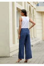 Orange Fashion Cold Wash Linen Pant