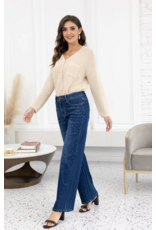 Orange Fashion Diamond Denim