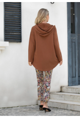 Orange Fashion Bamboo Hoodie-Cinnamon