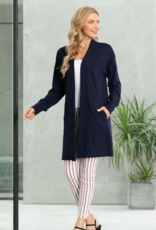 Orange Fashion Bamboo Boyfriend Cardigan