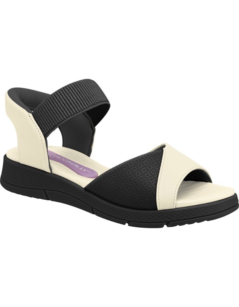 Picadilly L1-535045N-Off White/Black