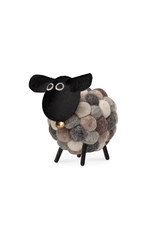 MODWOOL ModWool Felt Ball Sheep-Multi Natural