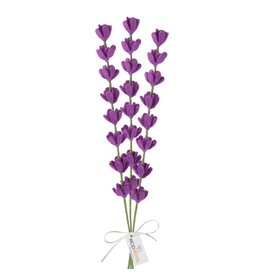 MODWOOL Felt Floral Lavender 3 Piece Bouquet - Purple-24"