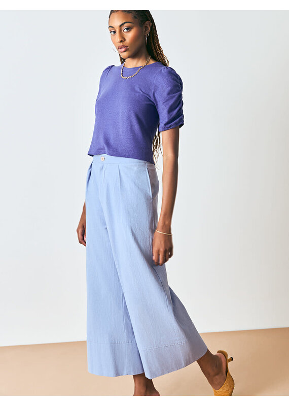 Dagg and Stacey Vernon Wide Leg-Blue Aura