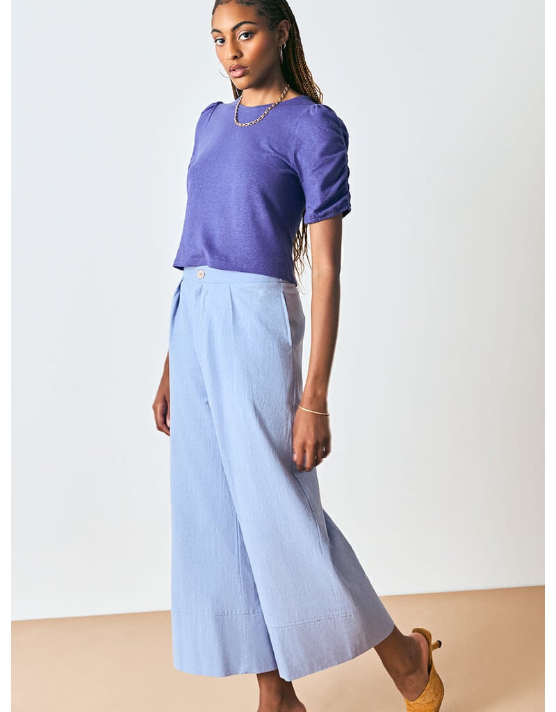 Dagg and Stacey Vernon Wide Leg-Blue Aura
