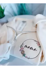 Meghan Ashley Designs Mama Quarter Zip-Cream