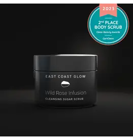 East Coast Glow Wild Rose Cleansing Sugar Scrub