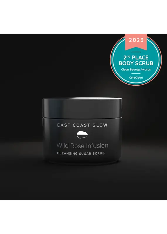 East Coast Glow Wild Rose Cleansing Sugar Scrub