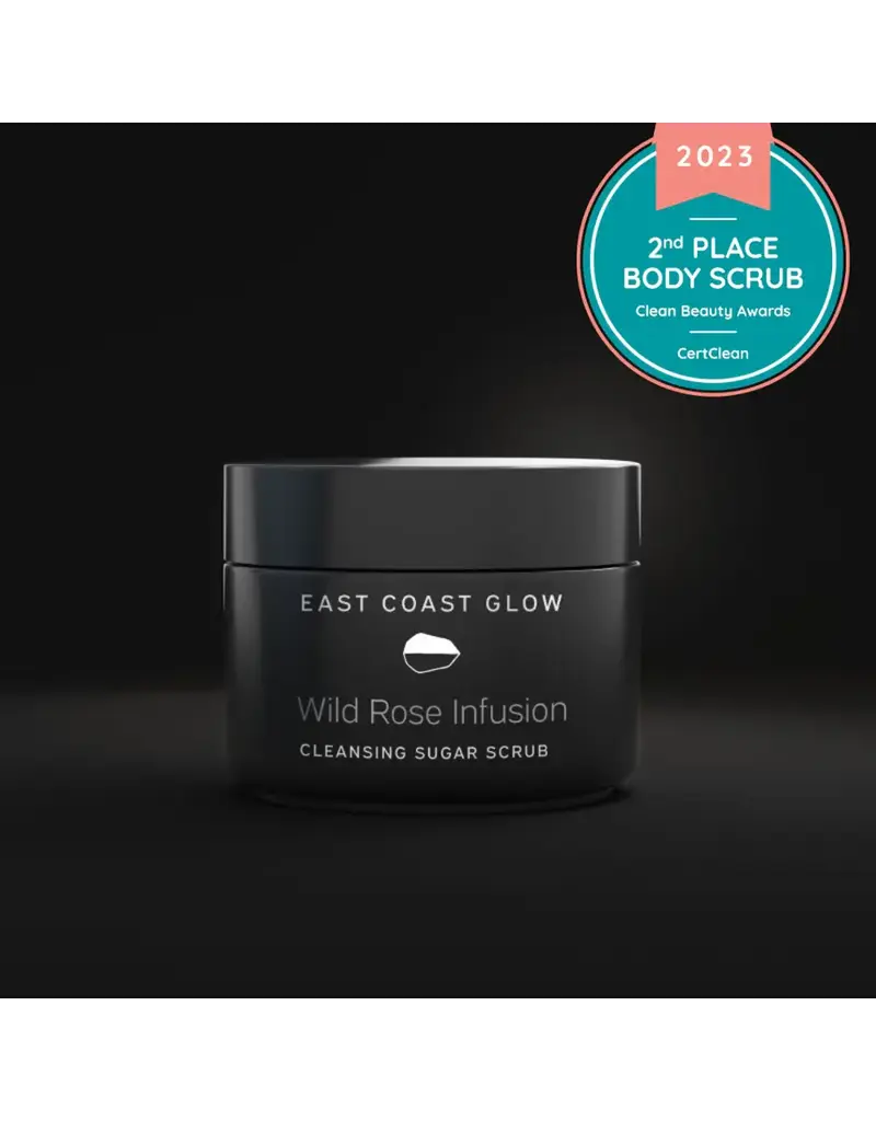 East Coast Glow Wild Rose Cleansing Sugar Scrub