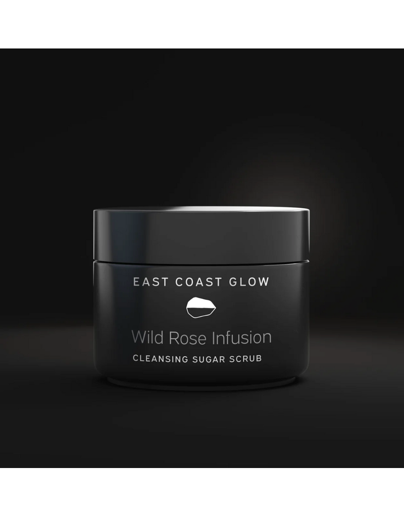 East Coast Glow Wild Rose Cleansing Sugar Scrub