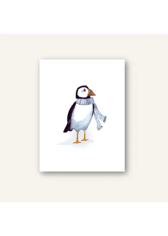 Sarah Duggan Cozy Puffin-8x10