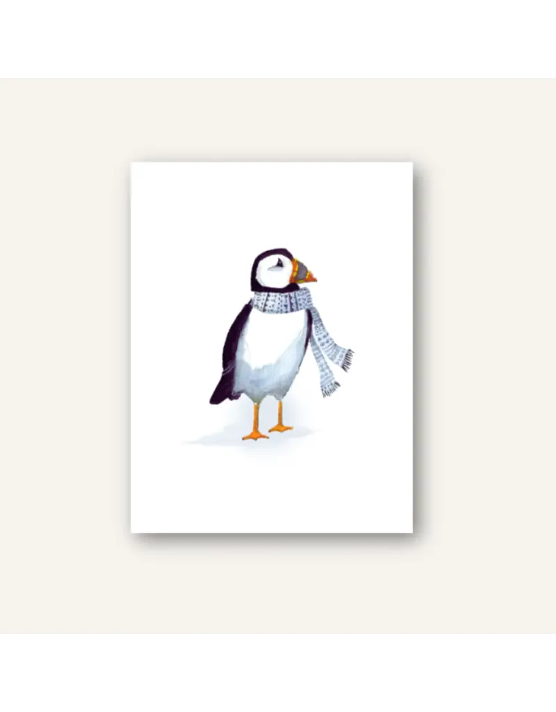 Sarah Duggan Cozy Puffin-8x10