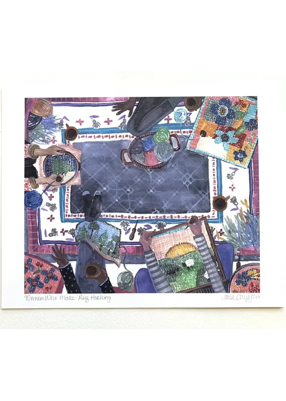 Sarah Duggan Women Who Make- Rug Hooking-8x10