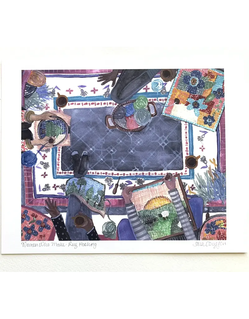 Sarah Duggan Women Who Make- Rug Hooking-8x10