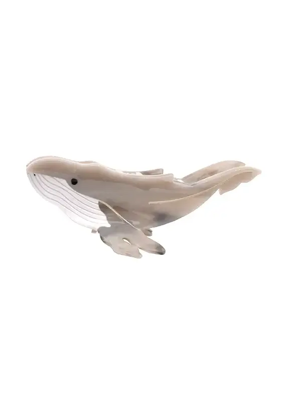 Shag Wear Humpback Whale Hair Claw-Grey-Mini