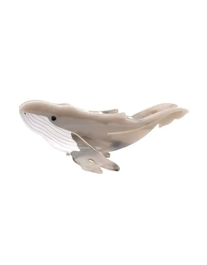 Shag Wear Humpback Whale Hair Claw-Grey-Mini