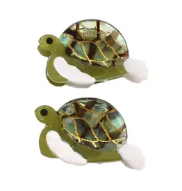 Shag Wear Turtle Hair Claw/Set of Two
