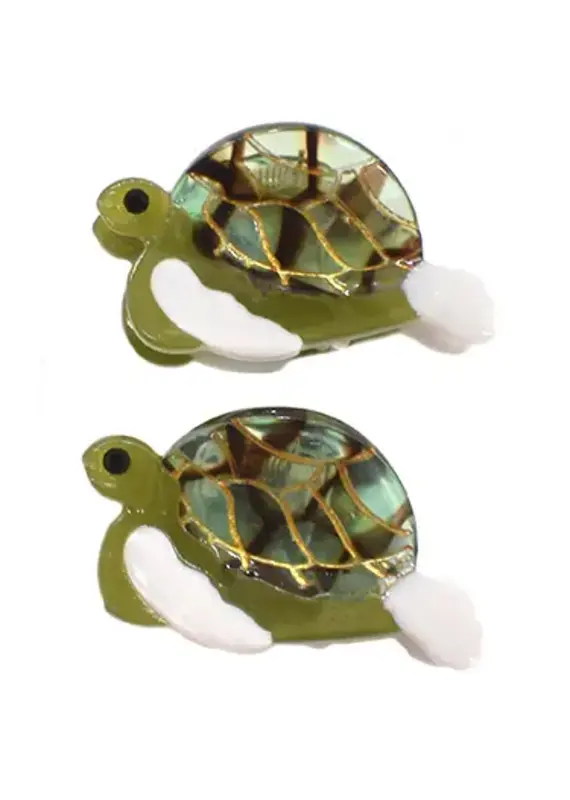 Shag Wear Turtle Hair Claw/Set of Two