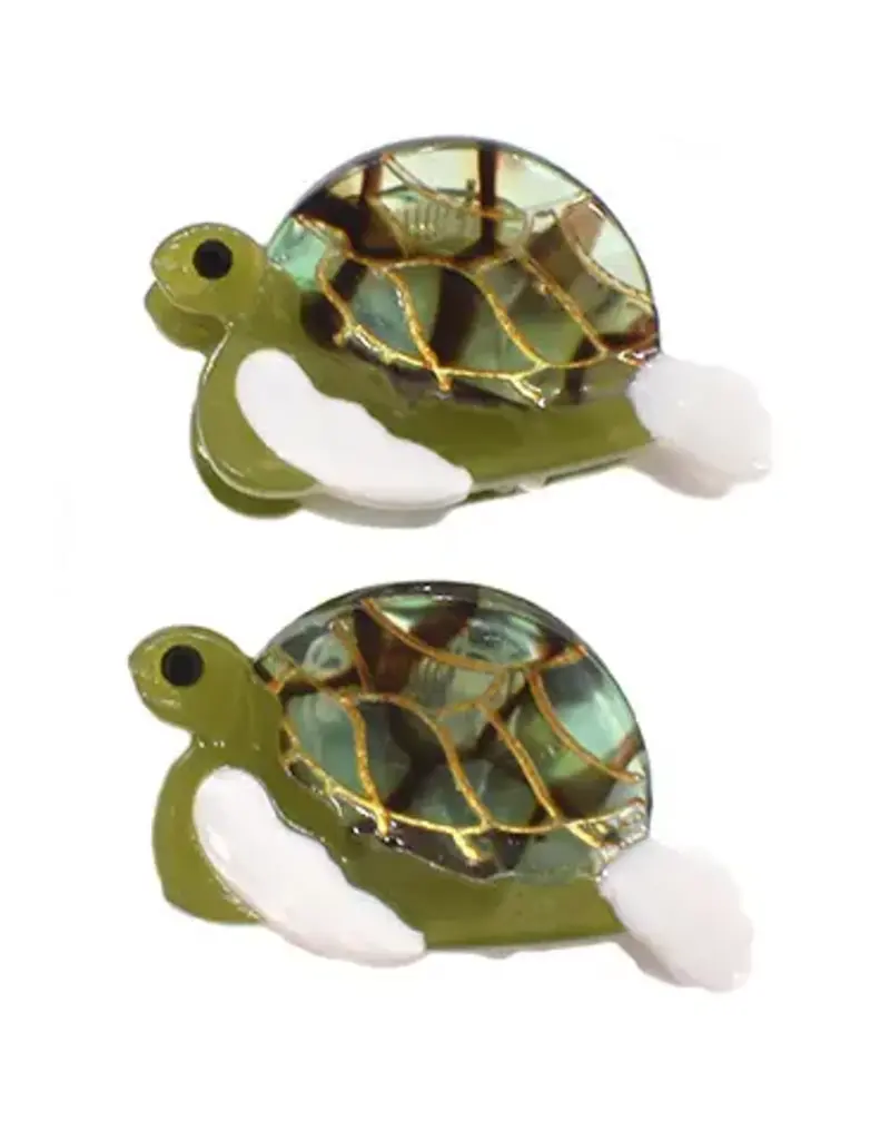 Shag Wear Turtle Hair Claw/Set of Two