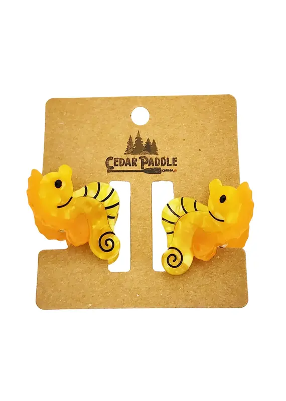 Shag Wear Seahorse Hair Claw/Set of Two