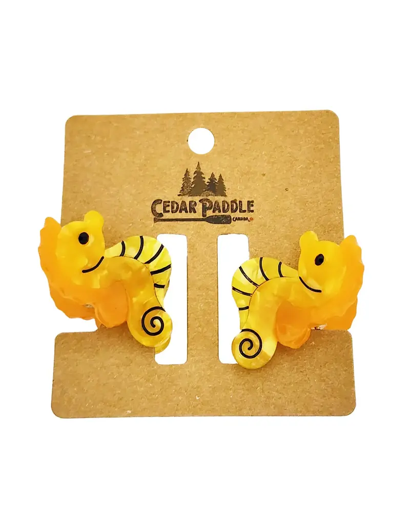 Shag Wear Seahorse Hair Claw/Set of Two