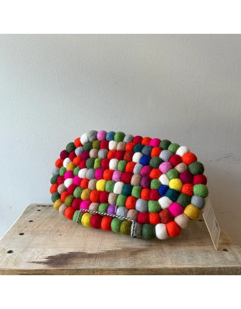 Hamro Village  Inc Trivet Oval-Colorful