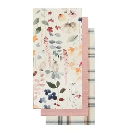 Harman Watercolor Garden Tea Towel-Set Of 3