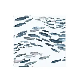 Harman Fishes Printed Lunch Napkin-20Pk
