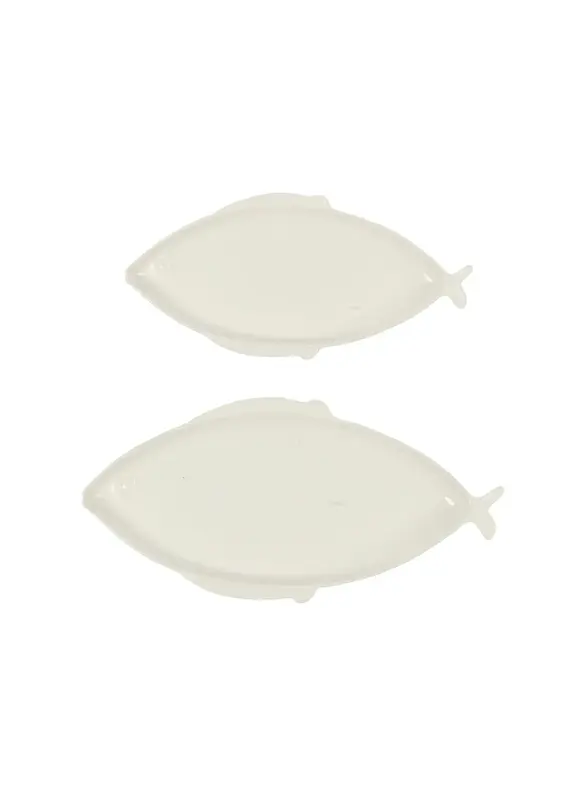 Harman Fish Serving Plate-White-S
